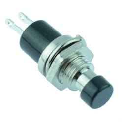 Black On(Off) Miniature Momentary Push to Break Switch SPST