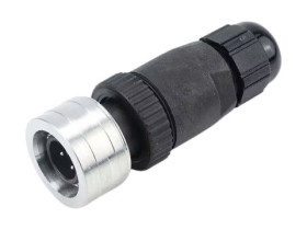 Złącze wielostykowe przemysłowe 4-pinowe M12 Montaż na kablu Gniazdo Brad from Molex