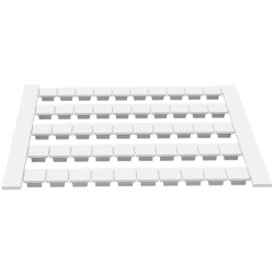 DEGSON ZB8-10P-19-00AH-1 Label Strip White Compatible with Series PC6/PC4/PC10