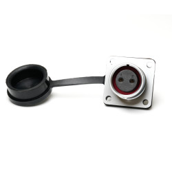 Złącze wielostykowe przemysłowe 2-pinowe M16 Montaż na kołnierzu Gniazdo RS PRO