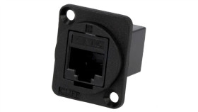 Łącznik Ft Rj45 8P8c Kat 6 Gniazdo Z Obu Stron 19X24mm Cp30222