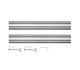Szyny prowadzące 2x700mm łącznik 2 zaciski 58G023-732