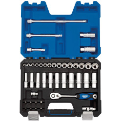 Draper Expert 16480 3/8&quot; Sq. Dr. Metric Socket Set (42 Piece)