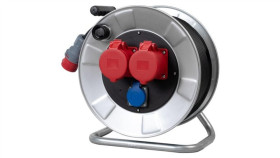 Przedłużacz Siłowy Na Bębnie Metalowym Bordo-320 2X32a 5P, 230V, Wt.32/5, Opd...