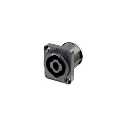 Neutrik NL4MPXX Speakon Socket 4 Pins Black Secure Locking 1pc