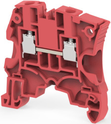 Screw terminal block, screw connection, 6.0 mm², 2 pole, 41 A, 8 kV, red, 1SNK506062R0000