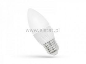 Żarówka diodowa E27 biała ciepła 7W świeca