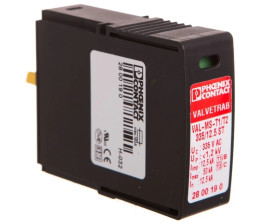 Wtyk z ochroną przed przepięciami Typ T1+T2 12,5kA 1,2kV 335V AC VAL-MS-T1/T2 335/12.5 ST 2800190 /10szt./