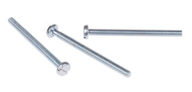 Śruby maszynowe M4 łeb z łbem walcowym soczewkowym Stalowe długość 50.0mm skok 0.70mm