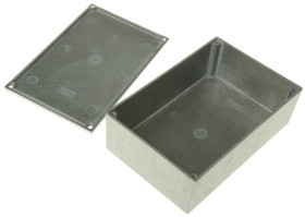 Obudowa Aluminium odlewane szerokość zew. 95 mm długość zew. 145 mm wys. zew. 49,1 mm Hammond IP54 Naturalny
