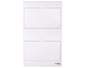 Rozdzielnica modułowa 2x8 natynkowa IP40 RN-16/B Fala (N+PE) 7.14
