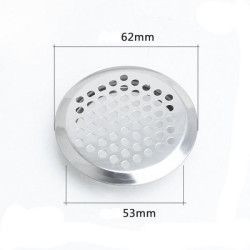 KRATKA WENTYLACYJNA OKRĄGŁA 53mm NIERDZE