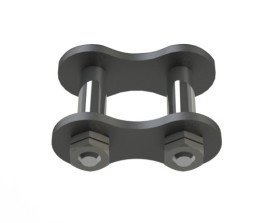 Ogniwo łańcucha rolkowego, typ: 24B-1, połączenie: Łącze offsetowe, Stal