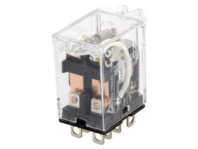 Przekaźnik: elektromagnetyczny DPDT Ucewki: 24VDC 10A/110VAC LY2F-24DC