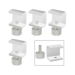 Uchwyt do mocowania szyby na stole drukarki 3D (ze śrubą) - 4szt.