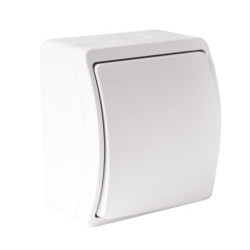 KOALA biały Łącznik pojedynczy IP44 VP 151-01