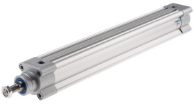 Siłownik pneumatyczny z tłoczyskiem skok: 320mm Festo Ø 40mm dwustronnego działania Action 481.9mm z amortyzacją