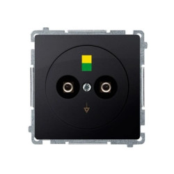 Simon Basic Gniazdo ekwipotencjalne - różnicy potencjałów. Podłączanie - : 2.5 4 6 mm2 grafit matowy BMGE.02/28