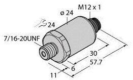 Turck Przetworniki ciśnienia 1 szt. PT30PSIG-2005-U1-H1143