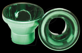 882006 LED reflector, 5 mm, metallized, green