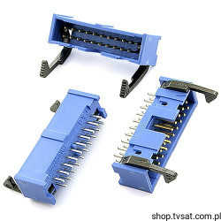 501-2027E Connector 2 x 10 Pin to PCB THT T&amp;B