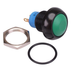 IPR3SAD3 Green Momentary 12mm Push Button Switch SPST IP67 APEM