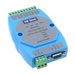 YN-5204 - izolowany 4-portowy hub RS485