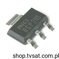 BSP205 P-FET 60V 0.3A 1.5W SMD-SOT223 PHILIPS