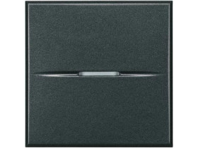 AXOLUTE Wyłącznik schodowy 10AX (zaciski śrubowe) 2 modułowy AXIAL antracyt HS4003M2N LEGRAND