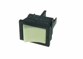 Przełącznik kołyskowy ON-OFF biało- czarny (8A/250V)