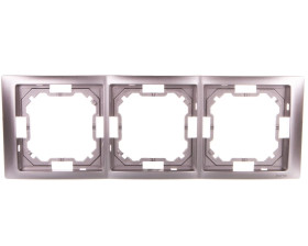 Simon Basic Neos Ramka potrójna stal inox BMRC3/21