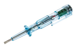 Próbnik napięcia dł. ostrza 43 mm dł. całkowita 135 mm 250V ac/dc rozmiar 3mm