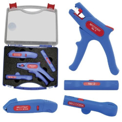 WEICON Profi-Starter Zestaw Ściągacz izolacji 0.2-6mm2 , automatyczny ściągacz izolacji GERMANY 52880001, NÓŻ do kabli