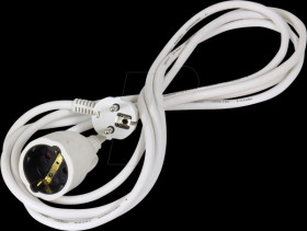 45171 Protective contact extension, 3 m, white