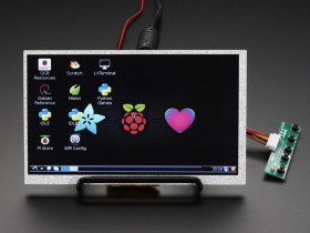 Adafruit HDMI 4 Pi: 7" Display (no Touch) w/Mini Driver - 800x480 HDMI