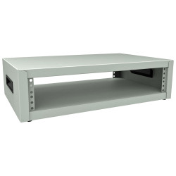 Hammond RCBS1900313LG1 2U 19&quot; Table Top Rack - Light Grey 330 x 533 x 140