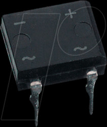 DF06M Single-phase bridge rectifier, 600 Vrrm, 1 A, THT