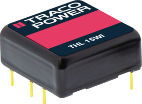 THL 15-4823WI DC/DC converter THL 15WI, 15 W, 18-75/±15.0 VDC, DIP package