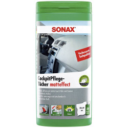 Sonax 415841 Plastic Care Wipes 25Pieces Clean Maintain &amp; Protect Plastics