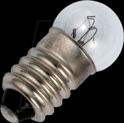 102402600 E10 G11x24, 1.5 V, 153 mA, 0.23 W, C2R, 2K hrs, clear