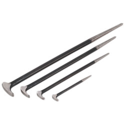 Sealey AK880 Heelbar Set 4pc 150, 200, 410, 510mm