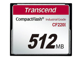 Karta pamięci flash CompactFlash, 512 MB, Transcend Tak CF220I SLC