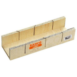Bahco 234-W1 Mitre Box Multi-Layered Wood 45&#xB0; 90&#xB0; 135&#xB0; Cuts