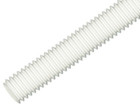 Threaded rod, M6, 1000 mm, PA, DIN 975, 10178720