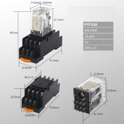 Przekaźnik MY4N / 12V DC