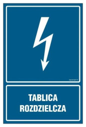 ZNAK - HG049 Tablica rozdzielcza 7,5 x 10 cm FN - Folia samoprzylepna