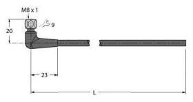 Turck 6933506 Kabel połączeniowy czujnika/aktuatora 5 m Ilość pinów: 4 1 szt.