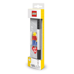 LEGO Black Gel Pen with Minifigure