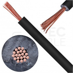 Kabel instalacyjny H05Z-K 0,5mm2 jednożyłowy czarny 300/500V bezhalogenowy giętki linka TKD