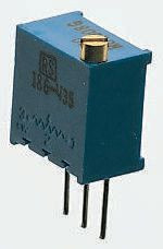 Potencjometr dostrojczy 200kΩ THT 0.5W 25 -zwoje Regulacja górna 2,29 mm